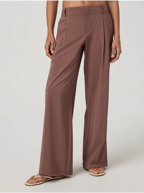 EUC Vuori Wide-Leg Villa Trousers in Sable